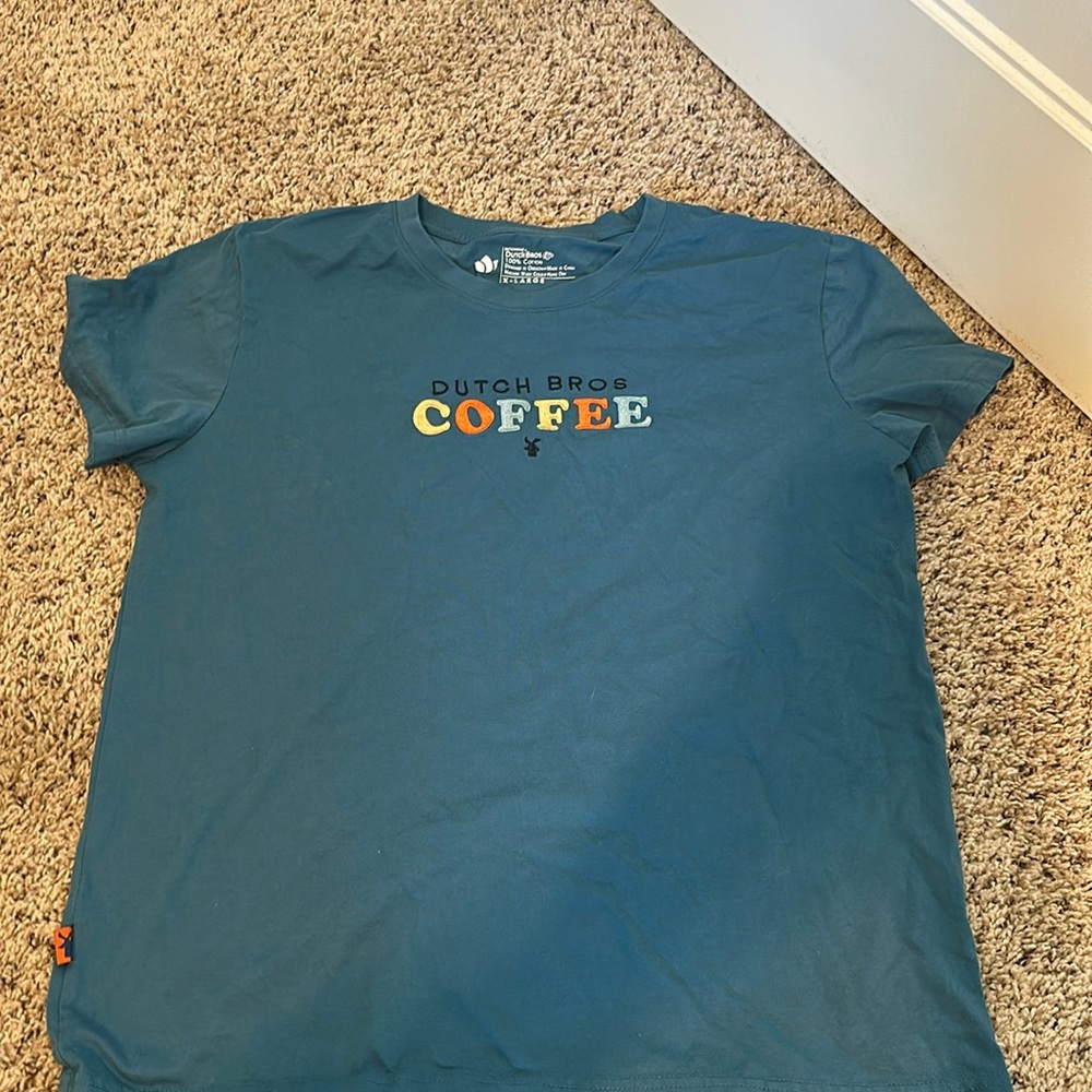 Embroidered Dutch Bros shirt